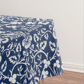 モリスヴィンテージ1882青い背景の花模様 テーブルクロス (インサイチュ)