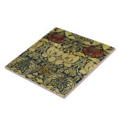 モリスヴィンテージ1890チューリップ&バラパターンゴールデン タイル (側面)