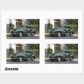 モリス小1000旅行者 長方形シール (シート)