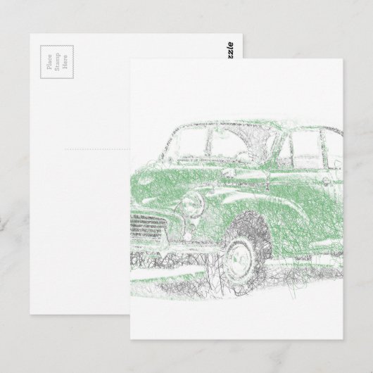 モリス小（バロ） ポストカード (正面/裏面)