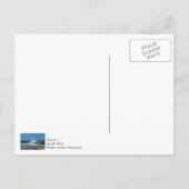 モリス灯台の波しぶき ポストカード (裏面)