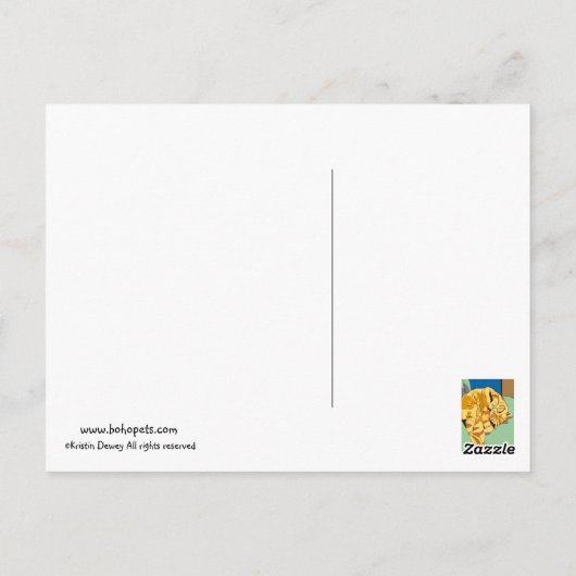 モリス猫はがき ポストカード (裏面)