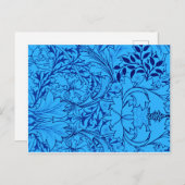 モリス語 – ブルーマートル ポストカード (正面/裏面)