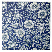 モリス語 – 青モロー タイル (正面)