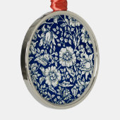 モリス語 – 青モロー メタルオーナメント (右)