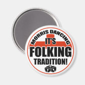 モリス踊り伝統 マグネット (正面/裏面)