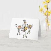 モリス踊り カード (黄色い花)