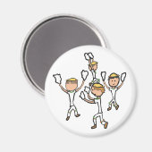 モリス踊り マグネット (正面/裏面)