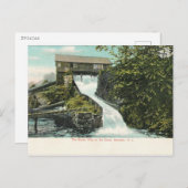 モリス運河，スライス，ボントン， NJ 1907ヴィンテージ ポストカード (正面/裏面)