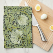 モリス1876ヴィンテージパーペネルフローラルパターン キッチンタオル (四つ折り)