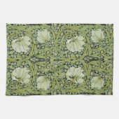 モリス1876ヴィンテージパーペネルフローラルパターン キッチンタオル (横)