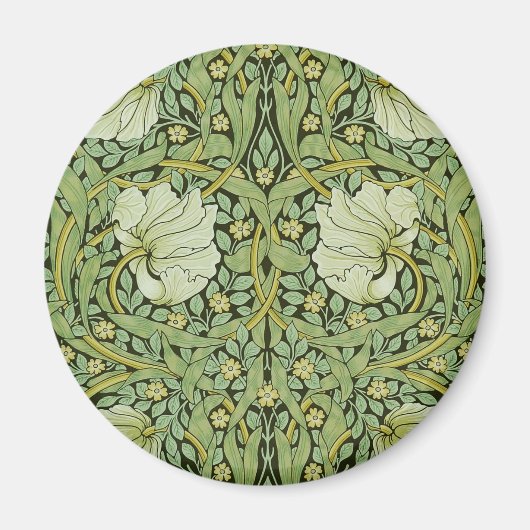 モリス1876ヴィンテージパーペネルフローラルパターン マグネット (正面)