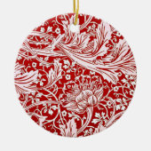 モリス – アルカディア人気がある、パターン、 セラミックオーナメント (正面)