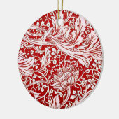 モリス – アルカディア人気がある、パターン、 セラミックオーナメント (左)