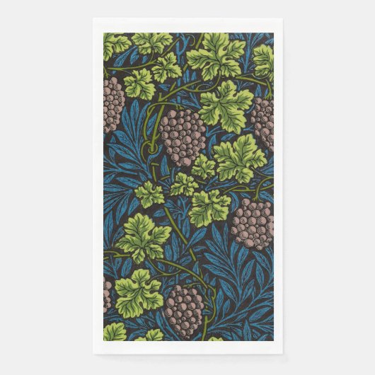 モリス – アンティーク1873グレープ&離れつる植物パターン (正面)