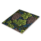 モリス – アンティーク1873グレープ&離れつる植物パターン タイル (側面)