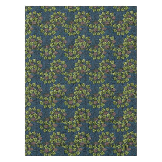 モリス – アンティーク1873グレープ&離れつる植物パターン テーブルクロス (正面)