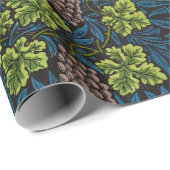 モリス – アンティーク1873グレープ&離れつる植物パターン ラッピングペーパー (ロールコーナー)