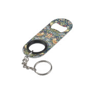 モリス – イチゴ泥棒の鳥と花柄 キーホルダー栓抜き (裏面アングル)