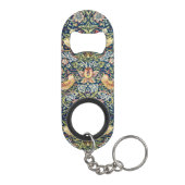 モリス – イチゴ泥棒の鳥と花柄 キーホルダー栓抜き (裏面)