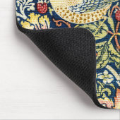 モリス – イチゴ泥棒の鳥と花柄 マウスパッド (コーナー)