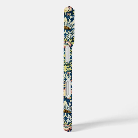 モリス – イチゴ泥棒の鳥と花柄 Case-Mate iPhoneケース (裏面 / 右)