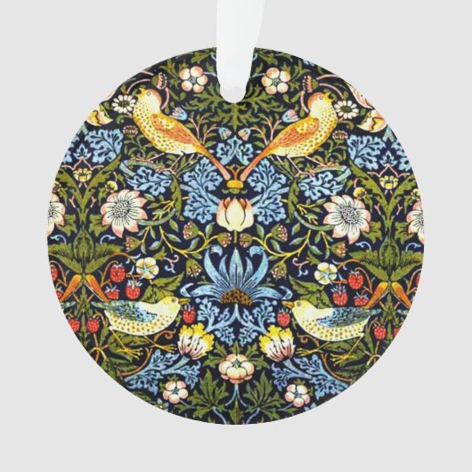 モリス – イチゴ泥棒 オーナメント (正面)