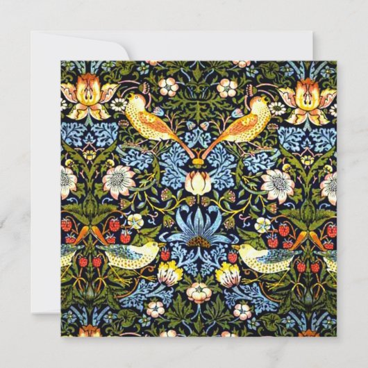 モリス-イチゴ泥棒 カード (正面)