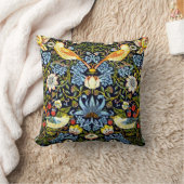 モリス-イチゴ泥棒 クッション (ブランケット)