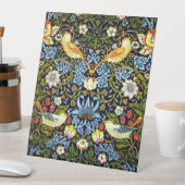 モリス – イチゴ泥棒、 台座サイン (インサイチュ)