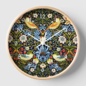 モリス – イチゴ泥棒、 壁時計 (正面)