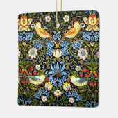 モリス – イチゴ泥棒、有名なパターン、 セラミックオーナメント (左)