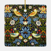 モリス – イチゴ泥棒、有名なパターン、 セラミックオーナメント (裏面)