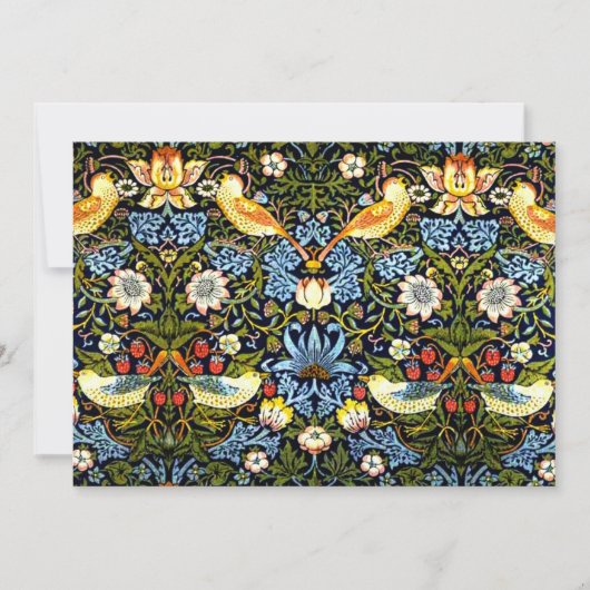 モリス-イチゴ泥棒、有名な柄 シーズンカード (正面)