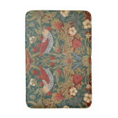 モリス – イチゴ泥棒#2花柄 バスマット (正面縦)