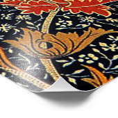 モリス – カレイ、カラフル花柄 フォトプリント            (角)