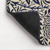 モリス – スプレー – ネイビーブルー マウスパッド (コーナー)