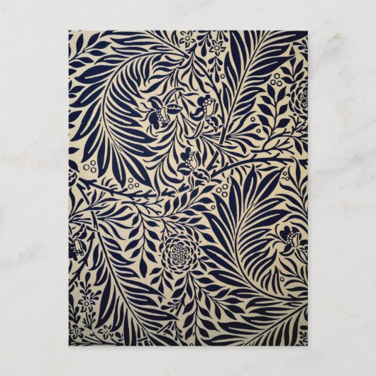 モリス – スプレー、パタ人気があるーン、 ポストカード (正面)