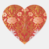 モリス – バラとリリー ハートシール (正面)