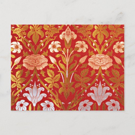 モリス – バラとリリー ポストカード (正面)