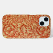 モリス – ピンクとポピー。フローラルパターン Case-Mate iPhoneケース (裏面 (横))