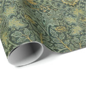 モリス・ペルシアの優雅さ：イスパハンじゅうたん敷物 ラッピングペーパー (ロールコーナー)