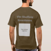 モリス・メン・ハブ・ベルズ 中世アート 古代のテキスト Tシャツ (裏面)