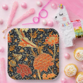 モリス – レイ、カラフルフローラルパターン紙プレート ペーパープレート (パーティー)