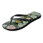 モリス – レスター、ヴィンテージフローラルパターン ビーチサンダル (アングル)