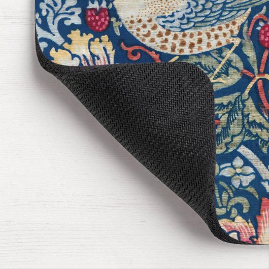 モリス – ヴィンテージイチゴ泥棒フローラルパターン マウスパッド (コーナー)