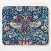 モリス – ヴィンテージイチゴ泥棒フローラルパターン マウスパッド (正面)