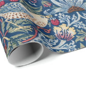 モリス – ヴィンテージイチゴ泥棒フローラルパターン ラッピングペーパー (ロールコーナー)