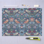 モリス – ヴィンテージイチゴ泥棒フローラルパターン 薄葉紙 (クラフト)