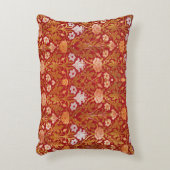 モリス – ヴィンテージ1893バラ&リリーフラワーパターン アクセントクッション (正面(垂直))